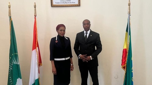 L'Ambassadeur reçoit la Représentante de l'OIF en Éthiopie