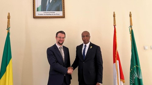 Le Représentant Permanent Adjoint britannique reçu par l'Ambassadeur de Côte d'Ivoire