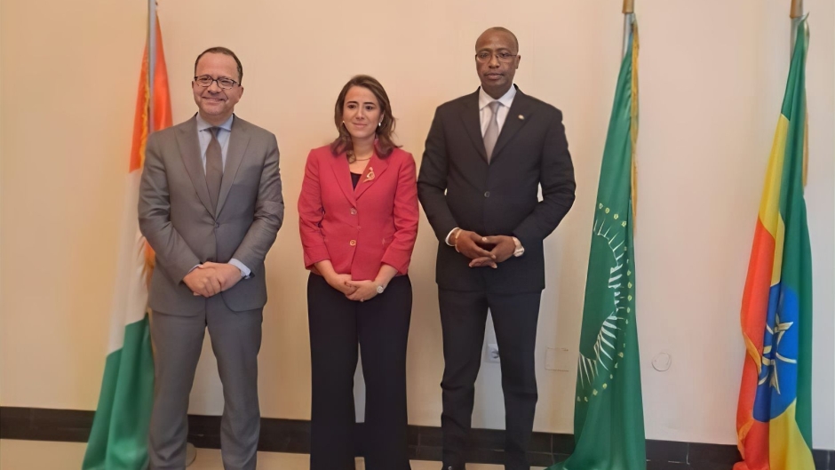 Visite de l'Ambassadeur d'Égypte à l'Ambassade de Côte d'Ivoire à Addis-Abeba