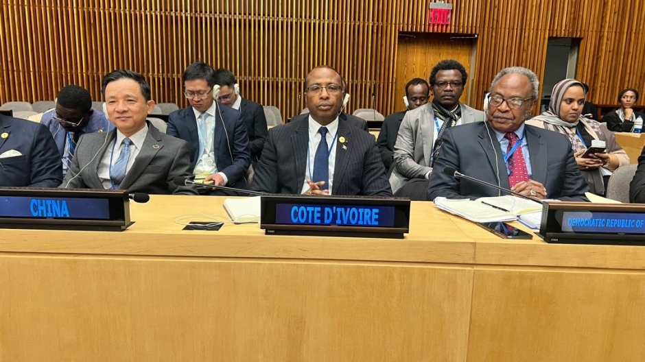 L'Ambassadeur MAES à la Retraite annuelle CPS-CSNU de New York