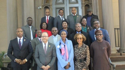 L'Ambassadeur MAES à la Retraite annuelle CPS-CSNU de New York