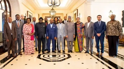 L'Ambassadeur ivoirien présent lors d'une rencontre avec le Président Ali Bongo au Gabon
