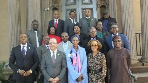 L'Ambassadeur MAES à la Retraite annuelle CPS-CSNU de New York
