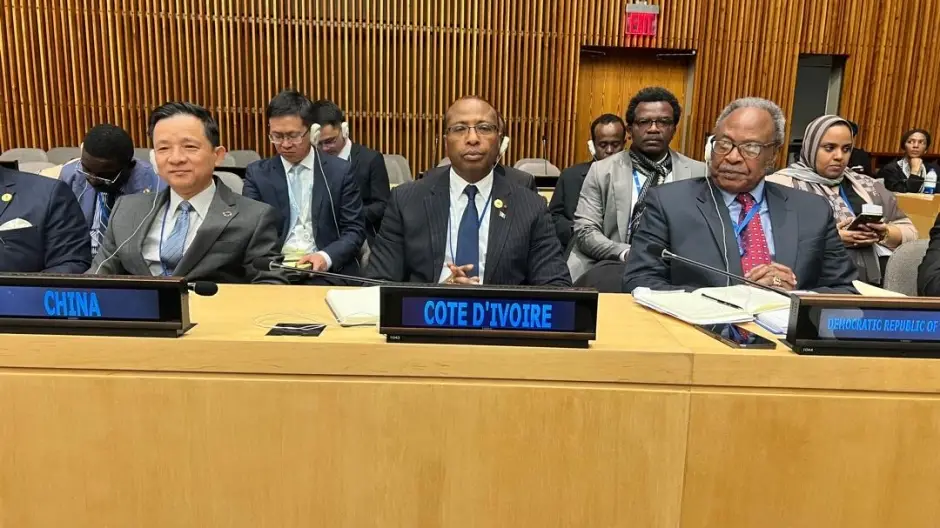 L'Ambassadeur MAES à la Retraite annuelle CPS-CSNU de New York