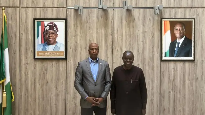 L'Ambassadeur SEM Ennio MAES reçu à l'Ambassade de Côte d'Ivoire au Nigeria