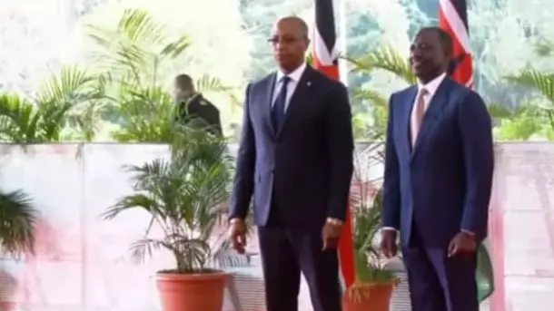 S.E.M. Ennio Maes présente ses lettres de créance au Président kényan William Ruto