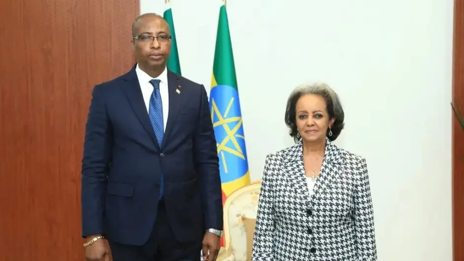 La Présidente Sahle-Work reçoit les lettres de créance de cinq nouveaux ambassadeurs