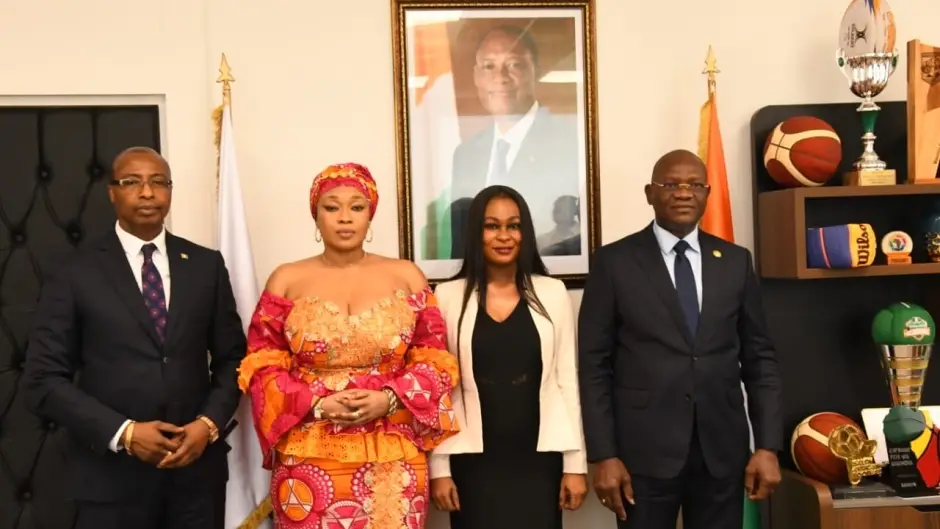 Le sport ivoirien à l'honneur : l'Ambassadeur rencontre le Ministre délégué au Sport