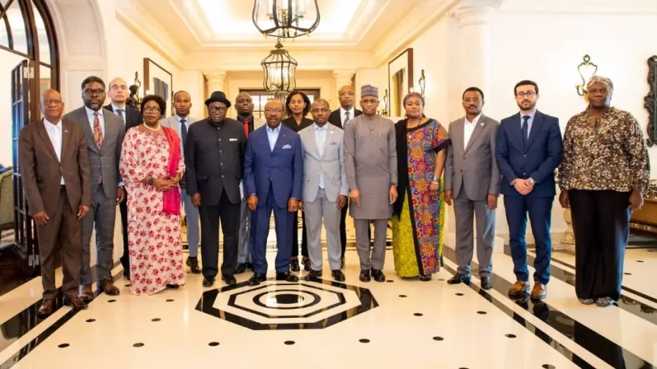 L'Ambassadeur ivoirien présent lors d'une rencontre avec le Président Ali Bongo au Gabon