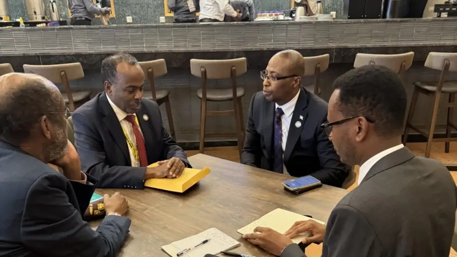 L'Ambassadeur rencontre le Ministre Délégué des Affaires Étrangères de la Somalie