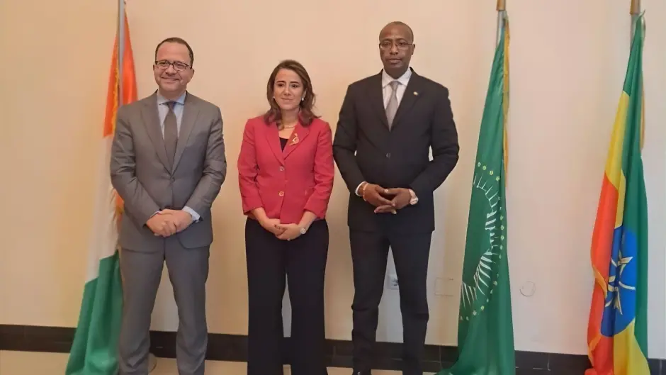 Visite de l'Ambassadeur d'Égypte à l'Ambassade de Côte d'Ivoire à Addis-Abeba