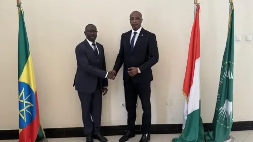 L'Ambassadeur s'entretient avec une délégation de la ZLECAF