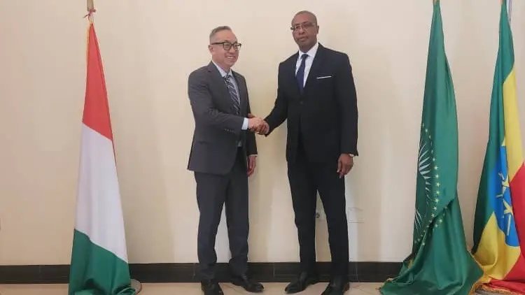 Présidence du CPS : L’Ambassadeur échange avec l’Envoyé spécial de l’ONU pour la Corne de l’Afrique