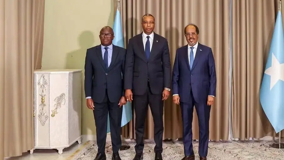 L'Ambassadeur Maes Présente ses Lettres de Créance au Président Somalien