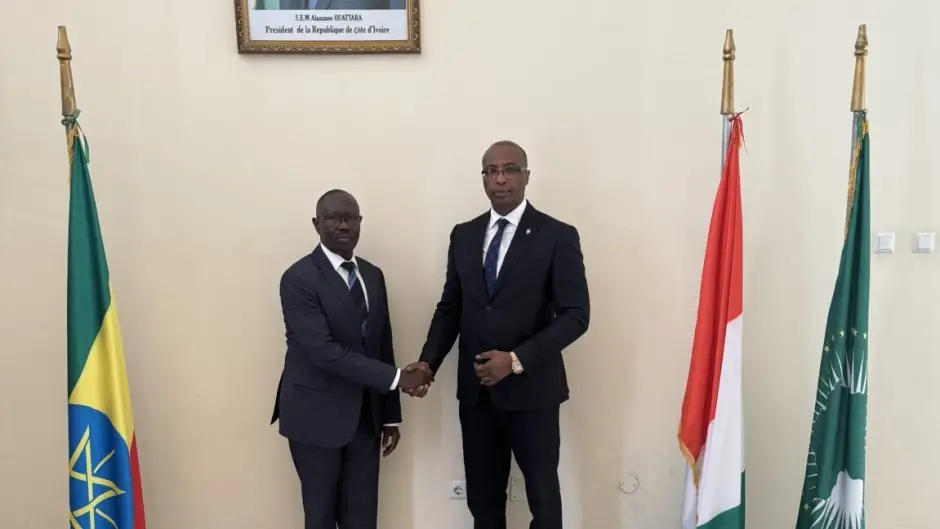 L'Ambassadeur s'entretient avec une délégation de la ZLECAF