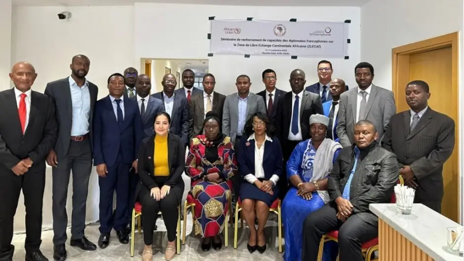 L'Ambassade participe à un séminaire sur la Zone de Libre-Échange Continentale Africaine (ZLECAf) organisé par l'OIF