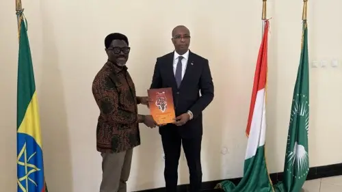 L'Ambassadeur reçoit les organisateurs de la 8e édition d'«Africa Celebrates»