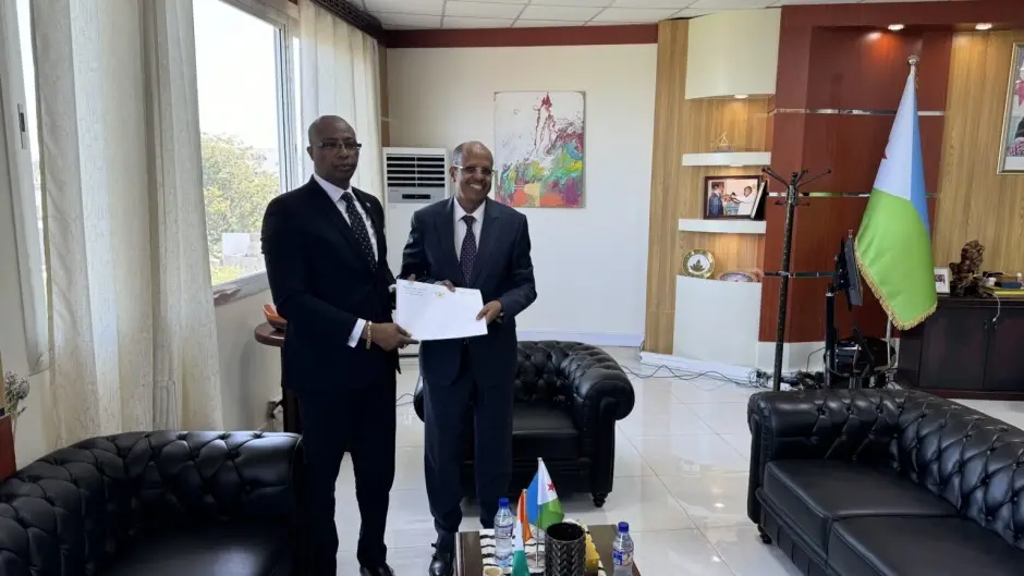 L'Ambassadeur présente ses Lettres de Créance au Ministre des Affaires Étrangères de Djibouti